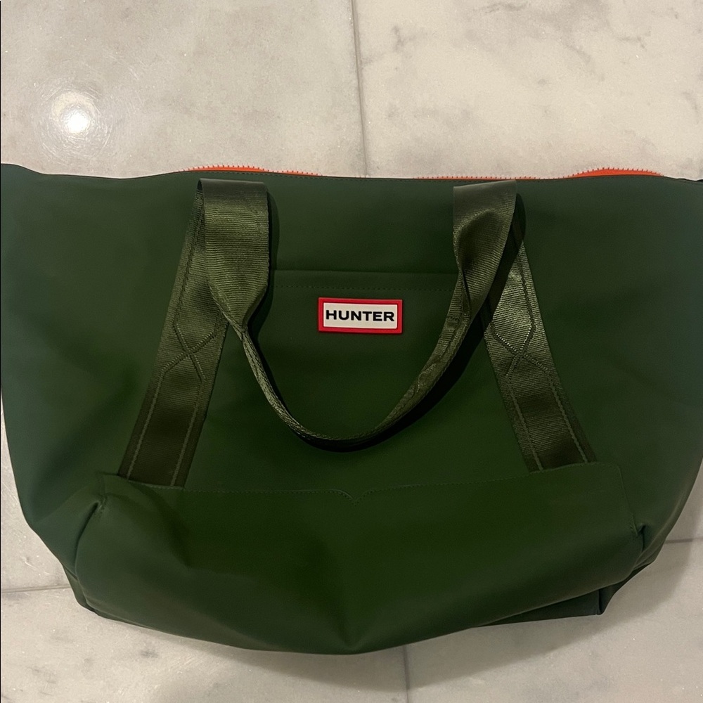 Hunter Olive Green Duffel Bag